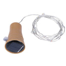 1m 10 LED Bottle Stopper Waterproof Solar Energy String Light(Warm White)