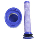2 Pack Replacement for Dyson V8 Pre Filter + HEPA Post Filter, Compatible D A8S1