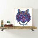 5D DIY Special Shaped Diamond Painting Lion Head Cross Stitch Mosaic Kits