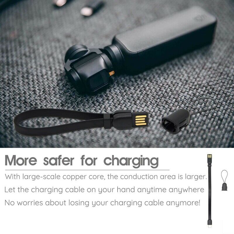 Charging Cable Lanyard Strip Portable Charger Data Line For Dji Osmo Pocket A4A3