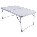 Folding Camping Table Portable Picnic Outdoor Garden BBQ Dining Desk White
