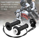 7/8" Throttle Cable Grip HandleBar Handle Set For 110-250CC Off-road Motorcycle