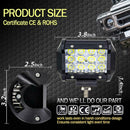 4inch 36W 3-Row LED Work Light Bar Flood Lamp for Off-road SUVs Boats Jeeps