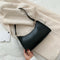 Fashion Pure Women Handbag Leather Female Small Shoulder Tote Bag (Black)
