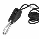 6-Pack 1/8 Inch 8-Feet Long Adjustable Heavy Duty Rope Clip Hanger, Reinfor