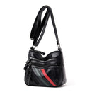 Women Shoulder Bags Leather Multi-pocket Messenger Handbag (Multicolor)