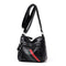 Women Shoulder Bags Leather Multi-pocket Messenger Handbag (Multicolor)