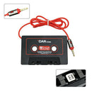 2Pcs Black In Car Audio Cassette Tape Adapter with Aux Cable Cord 3.5mm Jack for