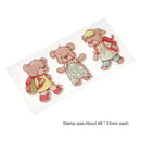 Bear Silicone Stamp+Metal Cutting Dies Stencil Frame Scrapbook Album Decor