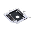 9.5mm Universal Caddy SATA 2nd HDD SSD Hard Drive CD/DVD-ROM Optical Bay Box New