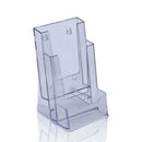 Clear TriFold Brochure Business Card Holder Desk Stand Pamphlet Display Hot