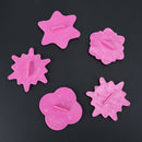 5pcs Snowflake Pattern Cutter Mold Sugarcraft Fondant Cake Decorating Tools