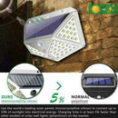 100 LED Solar Power Motion Sensor Wall Lights Outdoor Security Best Garden N6H2