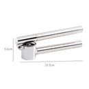 New Heavy Duty Stainless Steel Garlic Squeeze Press Portable Kitchen Tools  F5V3