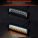 54W 18" Flood Spot Combo Work Light Waterproof Lamp Offroad LED Light Bar 2019