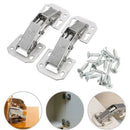 2Pcs Soft Close Kitchen Cupboard Cabinet Wardrobe 90degree Door Hinges & Sc M2X9