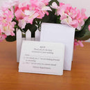 50pcs wedding banquet RSVP reply card with envelope X1Y9
