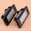 2Pcs License Plate Lamp Fit for BMW E90 M3 E92 E70 E39 F30 E60 E61 E93 White LED