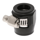 2PCS Replacement Car AN8 Fuel Oil Water Pipe Hose End Finisher Clip Clamp