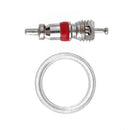 4 Sets Car Tire Pressure Sensor TPMS Service Kit with Nut Valve Cap Gasket