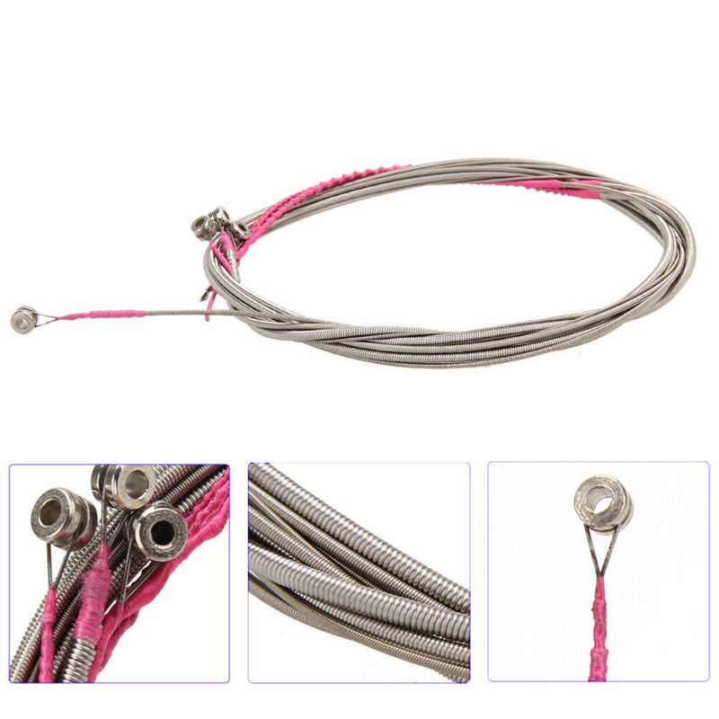 Set/4pcs Stainless Steel Nickel-plated Gauge Strings for Bass Guitar A