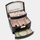 Automatic Leather Jewelry Box Three-layer Storage Box For Women Earring Rin H2A3