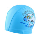 2x Kids Children Nylon Bathing Hat Swimming Cap Fabric Waterproof