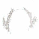 Weddings Bride Feather Headband Crystal Rhinestone Crown Hair Wrap Hoop PWK