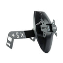 Motorcycle Rear Mudguard Wheel Tire Splash Cover Guard with License Plate B R9F7