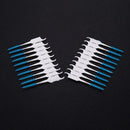 200pcs Double Floss Head Hygiene Dental Plastic Interdental Brush Toothpick