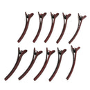 Single Prong DIY Hairstyle Alligator Hair Clip Clams Multi Color 10pcs O2L3