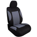 Universal 9Pcs Car SUV Seat Covers Set For Auto Front+Rear Seat Headrests Gr Hn