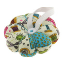 Fabric Pumpkin Shape Sewing Pins Wrist Cushion for Home Sewing Accessories