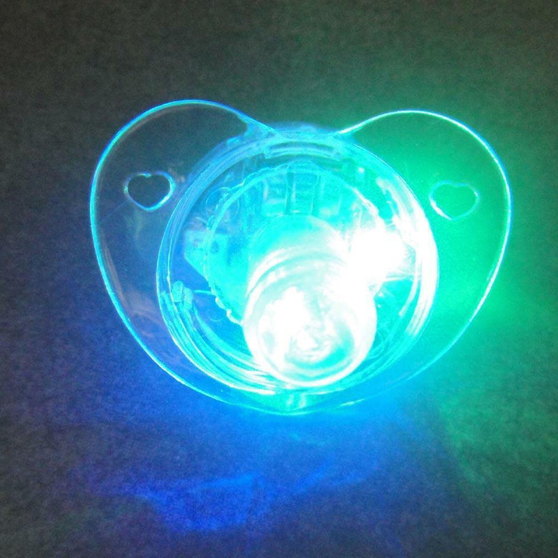 Flashing Led Multi Color Mouth Glow Pacifier Lights  Fun Party Favor Toys
