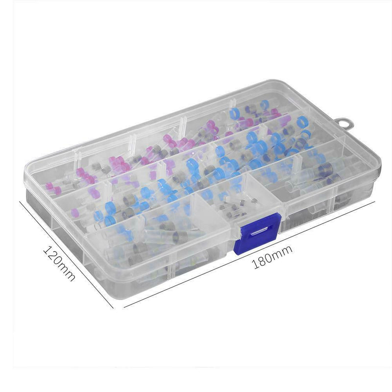 100pcs Waterproof Sealing 2:1 Electrical Heat Shrink Tube Cable Connectors
