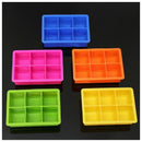 Silicone 6-Cavity Large Square Ice Pudding Jelly Soap Maker Mold Mould Tray Y8F6