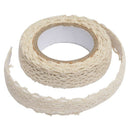 Decoration band lace ribbon fabric tape Christmas wedding border gift O7S7