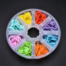 104x Amazing Knitting Crochet Locking Stitch Markers Holder Needle Clips Craft