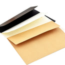 50Pcs/Pack 17.5X12.5Cm Kraft White Black Paper Envelope Message Card Letter R7I4