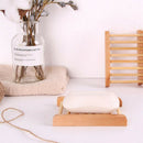 Natural Wood Bamboo Soap Drainer Dishes Tray Soap Dry Holder Storage Rack Pl Hn