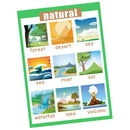 Weather &Nature~Kindergarten Classrooms Early Learning Educational Posters