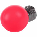 E27 LED Light Warm Red Bulb Plastic Bulb (0.5W Power, Red) R5T3