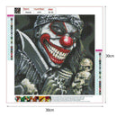 5D DIY Full Drill Diamond Painting Novelty Clown Cross Stitch Embroidery