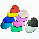50Pcs Personalized Heart Love Dog Cat ID Tags Customized Cat Puppy Name Pho