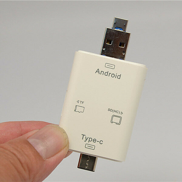 Type-C To Sd/Tf Card Reader Micro-Sd/Usb Three-In-One Phone Card Reader L1X9