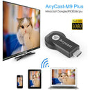 AnyCast M9 Plus WiFi Display Receiver HDMI Dongle 1080P TV DLNA Airplay MiracaTE