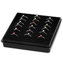 18Pcs Rhinestone SurgicalSteel Round Nose RingHoop Stud Body Piercing Jewelry BX