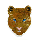 cheetah reversible change color sequins sew on patches for clothes diy patchJ3CY