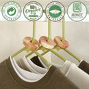 30Pcs 4.8cm Wardrobe Natural Moth Larvae Repeller Killer Cedar Wood Balls Rings
