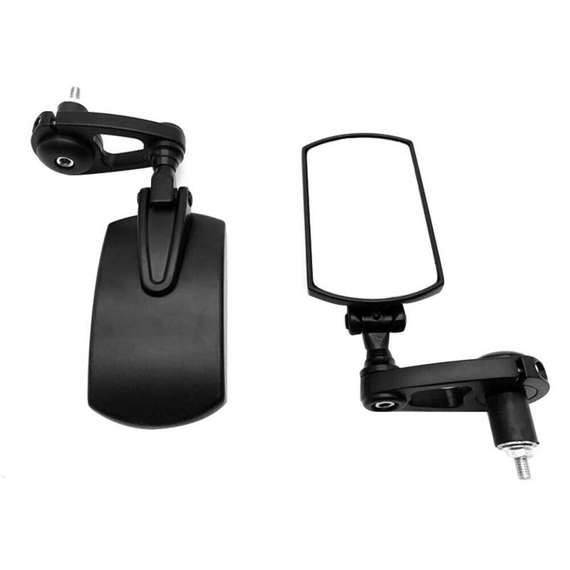 22mm 7/8 inch Handle Bar End Side Mirrors Aluminum Motorbike Rearview Mirrors